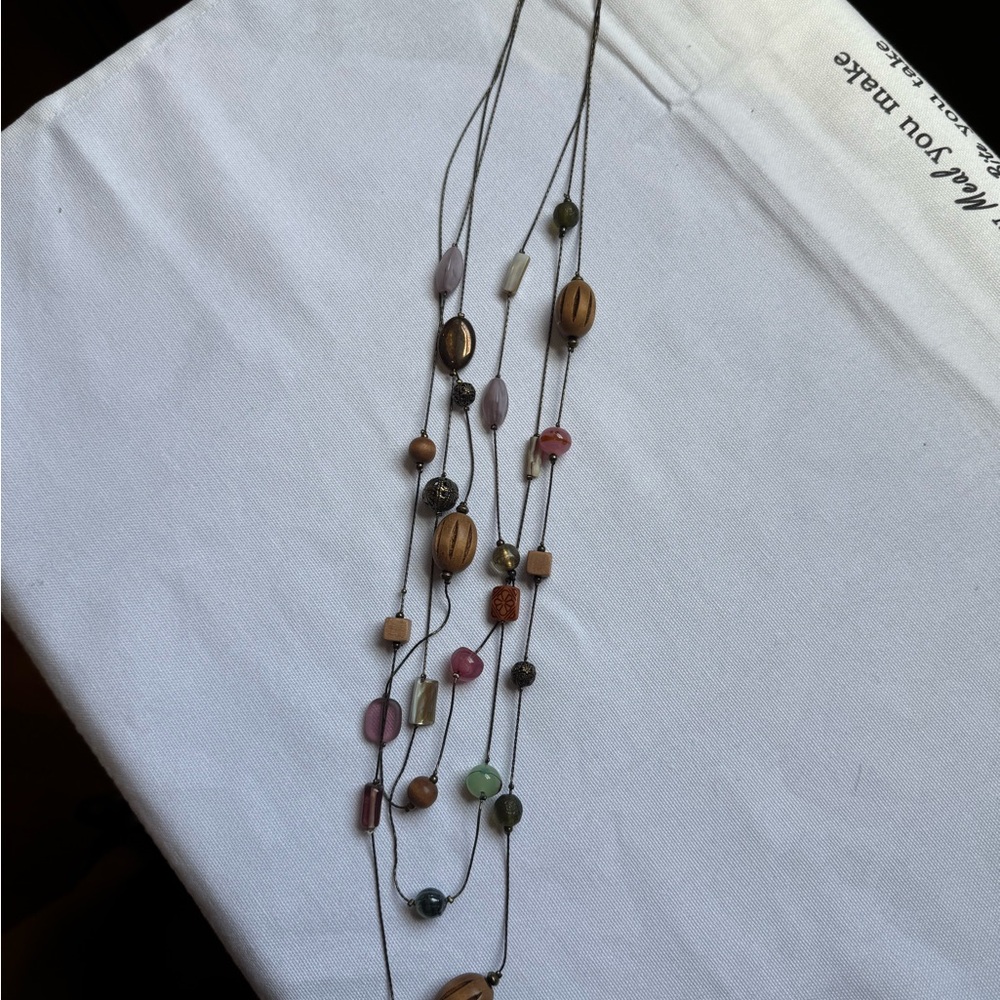 Lia Sophia Multicolor Beaded Necklace
